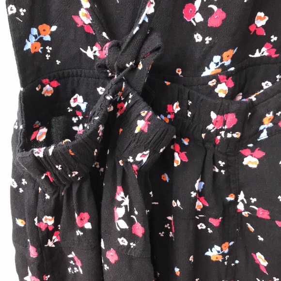 Free People floral short dungarees shirts overall - Picture 9 of 10